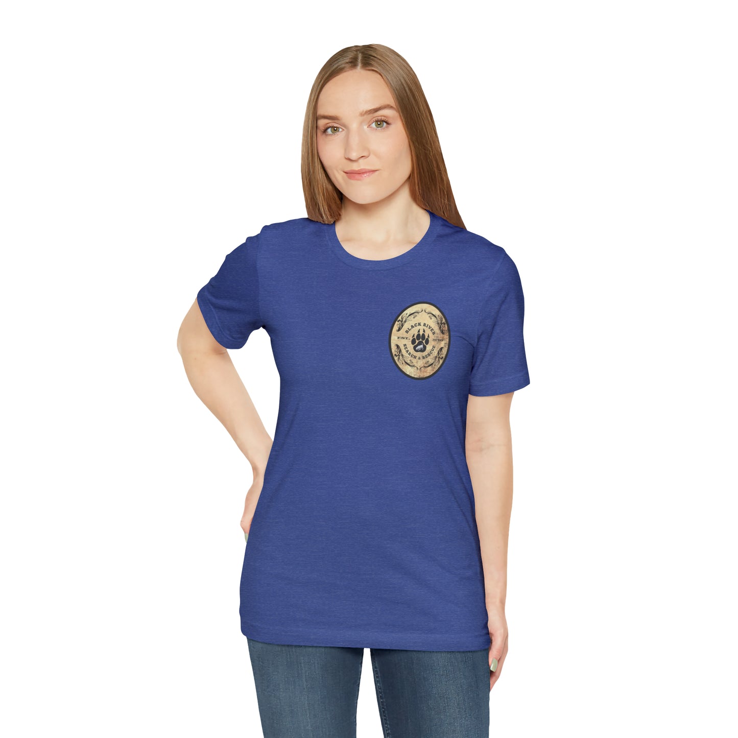 Black River Search & Rescue Logo Unisex Jersey Short Sleeve Tee