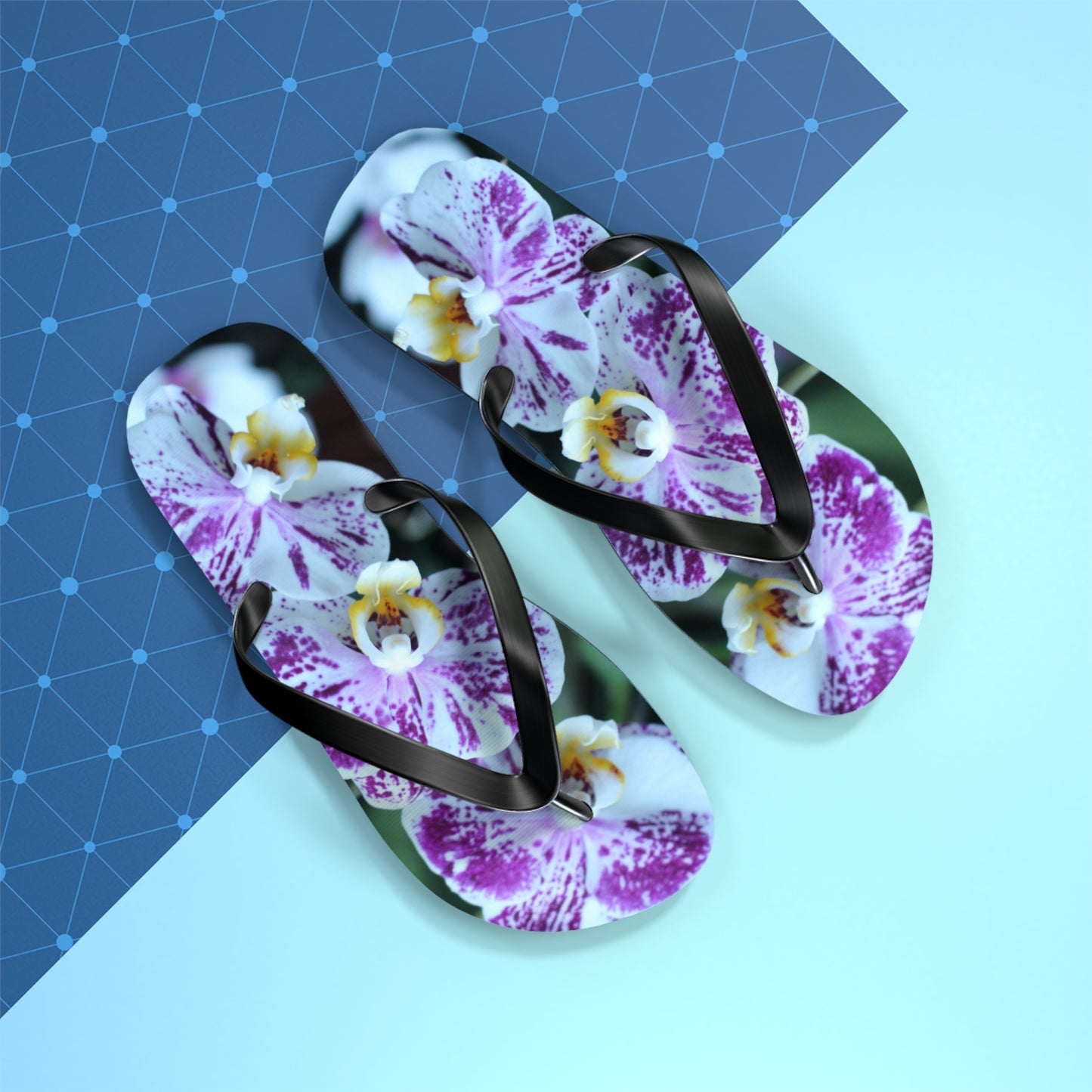 Flip Flops, Orchids, Purple, Flowers