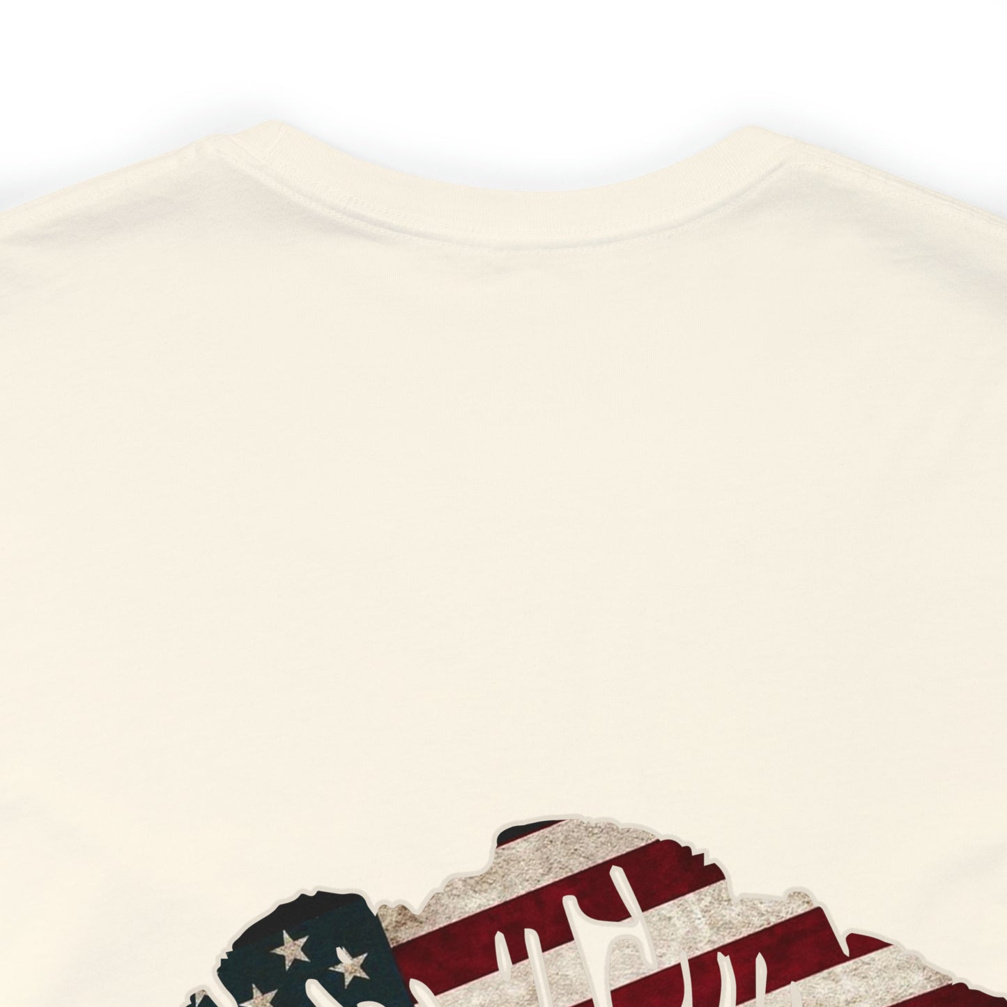 American Flag Lips 4th of July Unisex Jersey Short Sleeve Tee Patriotic Retro