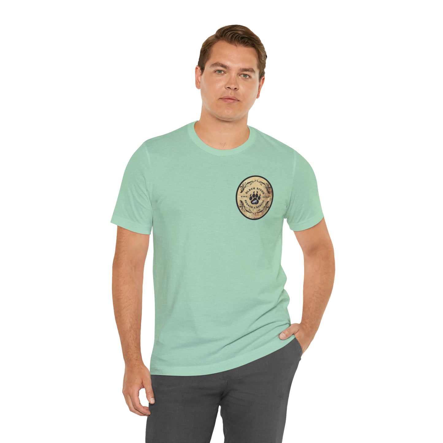 Black River Search & Rescue Logo Unisex Jersey Short Sleeve Tee