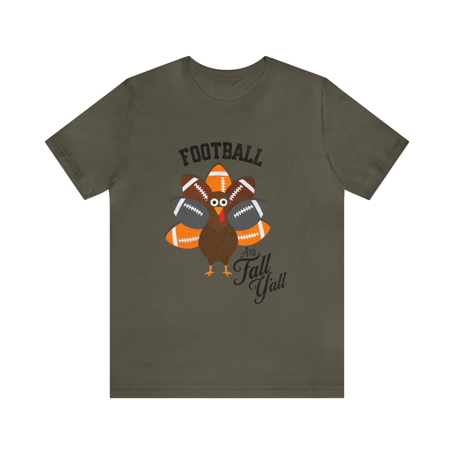 Vintage Orange and Gray Football Short Sleeve Tee, Football and turkey shirt, Tennessee