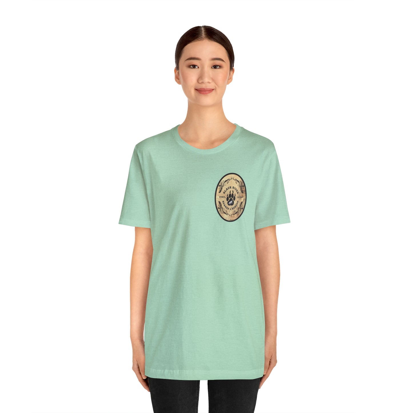 Black River Search & Rescue Logo Unisex Jersey Short Sleeve Tee