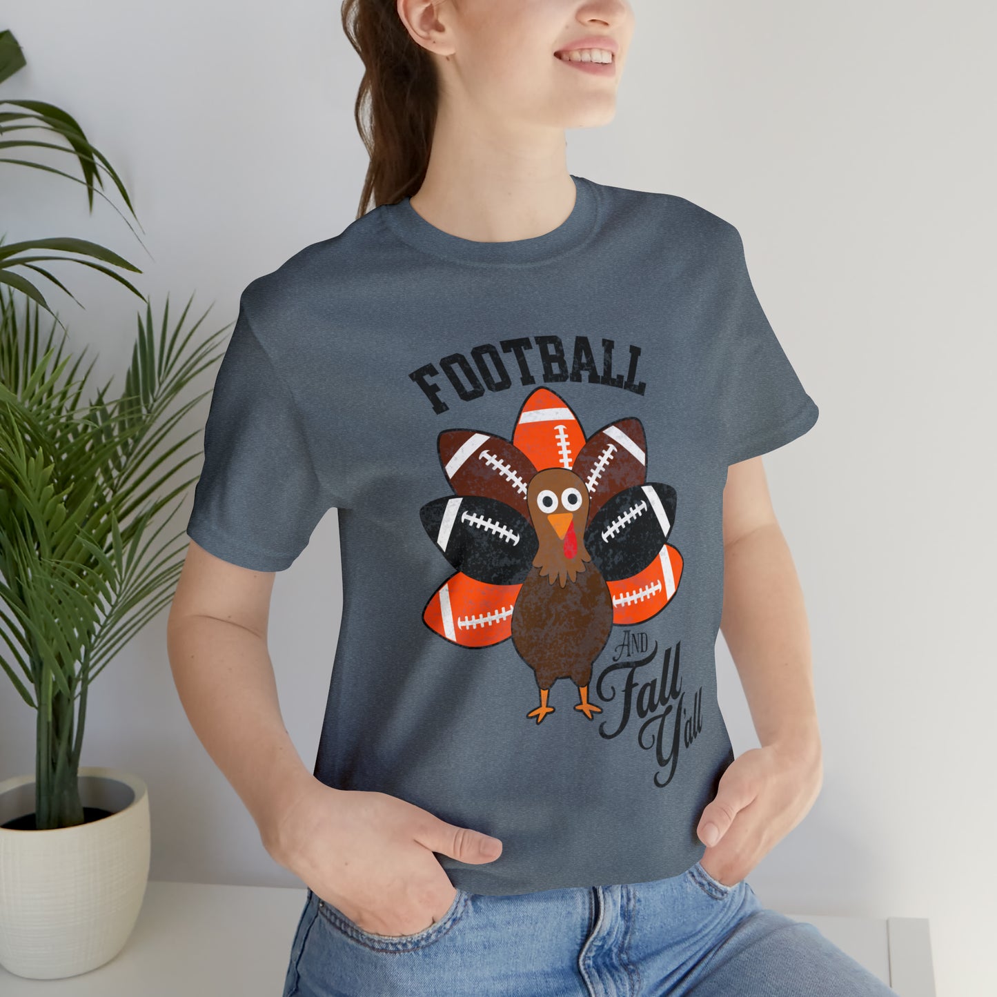 Vintage Orange and Black Football Short Sleeve Tee, Football and turkey shirt, Oklahoma State