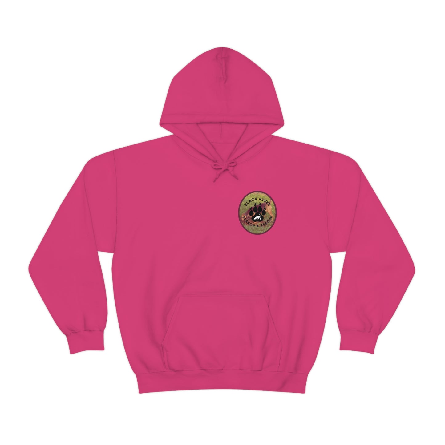 Black River Search & Rescue Logo with Lucy Unisex Heavy Blend™ Hooded Sweatshirt