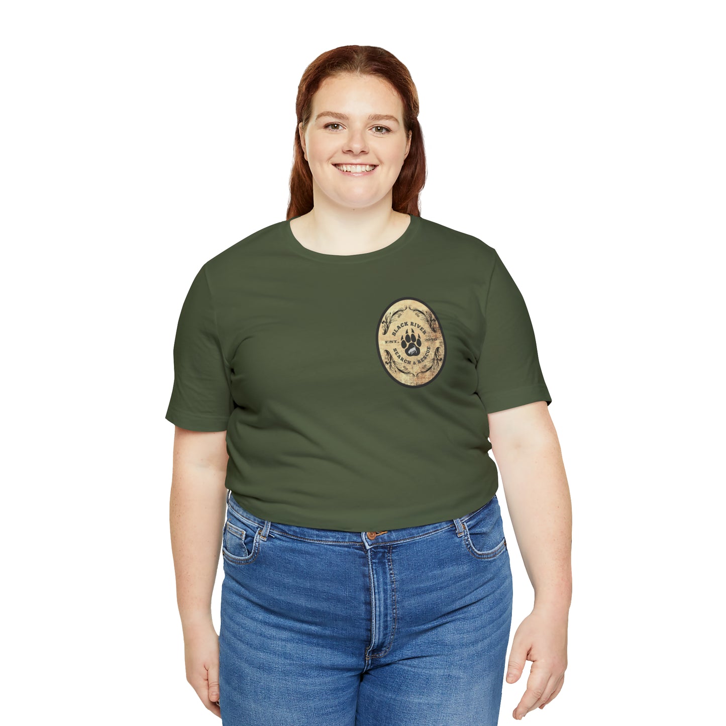 Black River Search & Rescue Logo Unisex Jersey Short Sleeve Tee