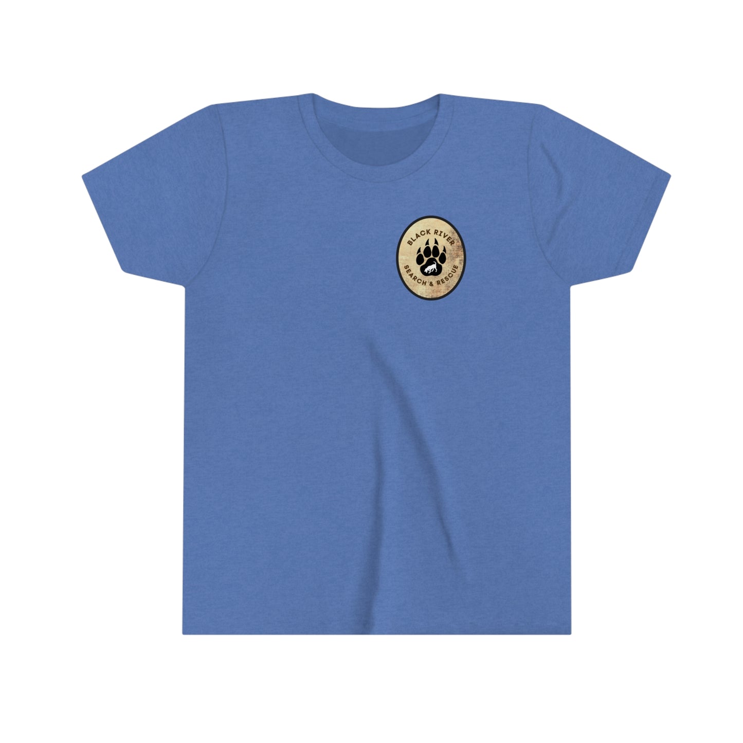 Black River Search & Rescue Logo Youth Short Sleeve Tee