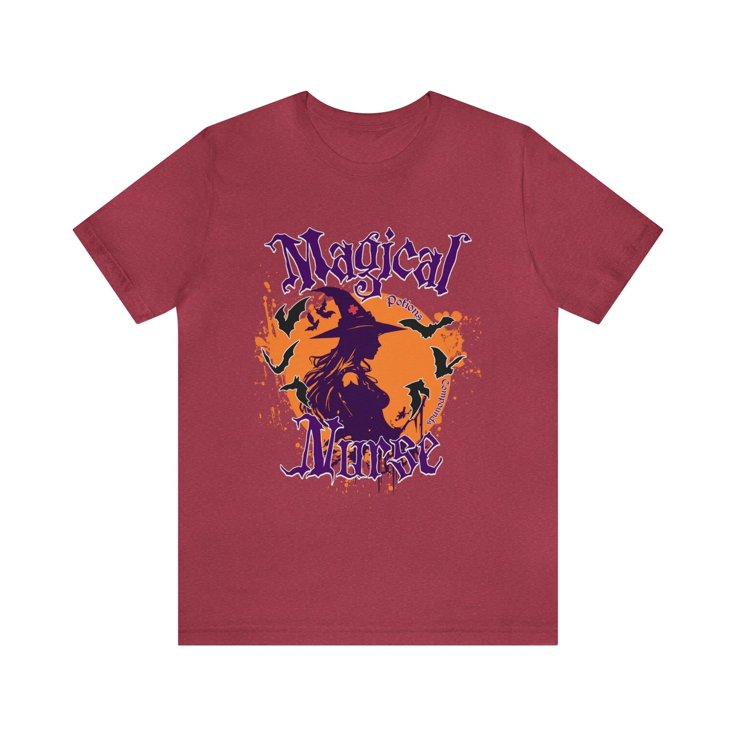 Magical Nurse Halloween short sleeved shirt