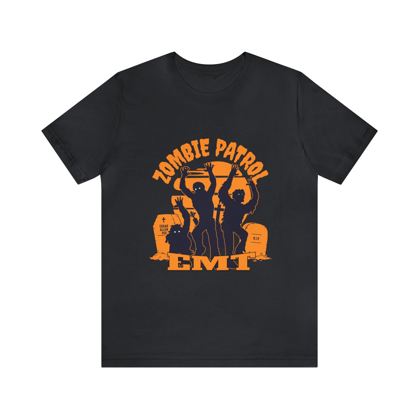 Halloween Zombie Patrol EMT Short Sleeve Tee