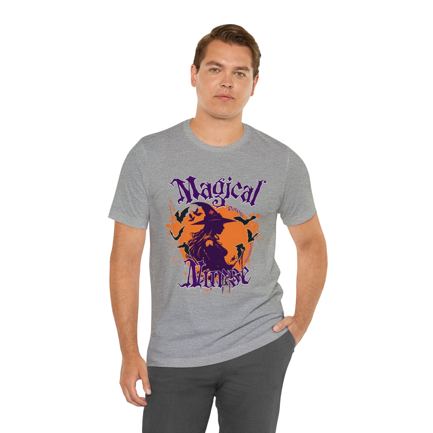 Magical Nurse Halloween short sleeved shirt