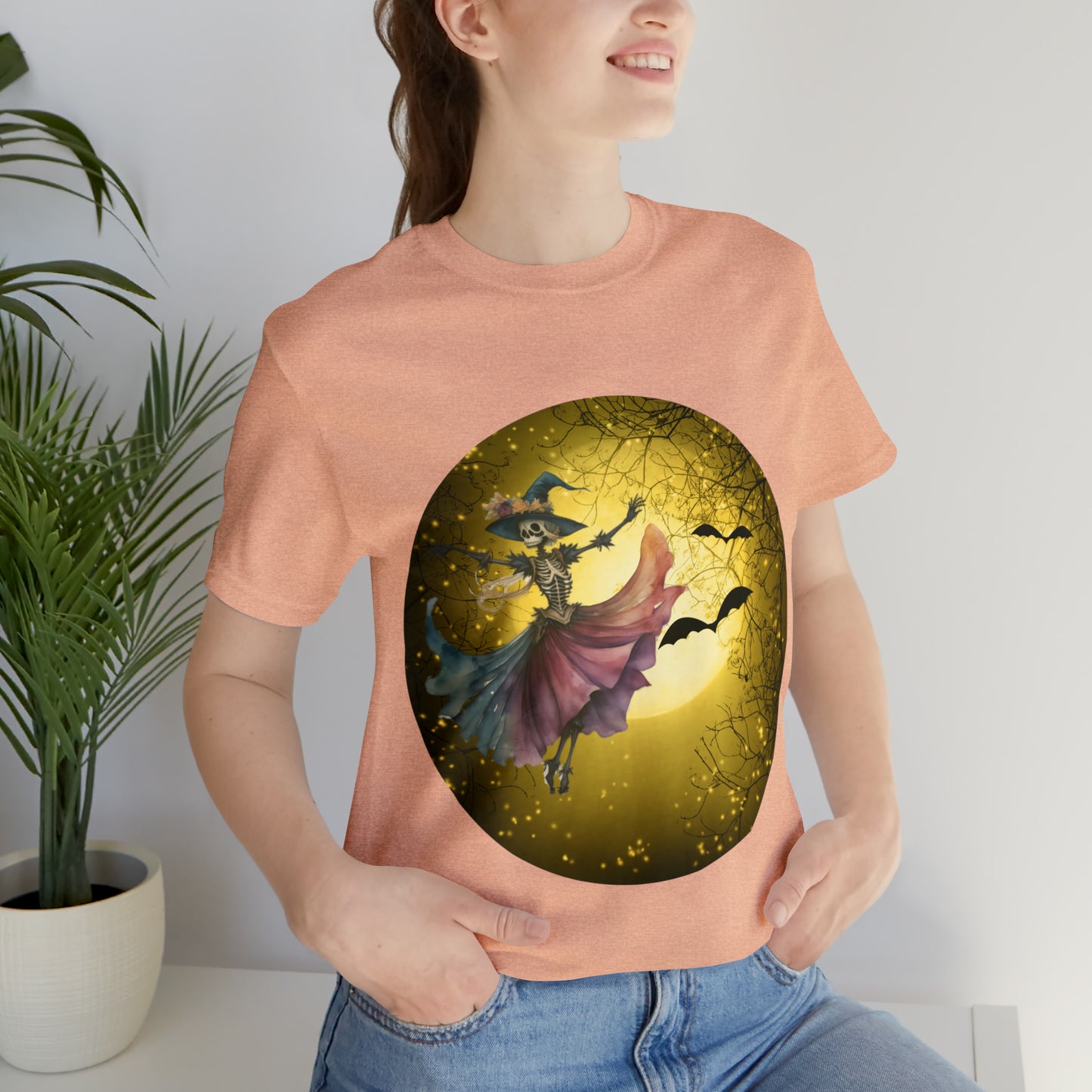 Vintage Halloween Dancing Witch Shirt, Halloween shirt, Dancer shirt, Dancing in the Moon shirt, Witchy Dancer