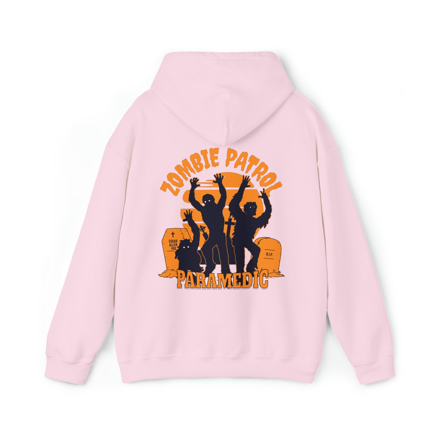 Zombie Patrol Paramedic Halloween Hooded Sweatshirt