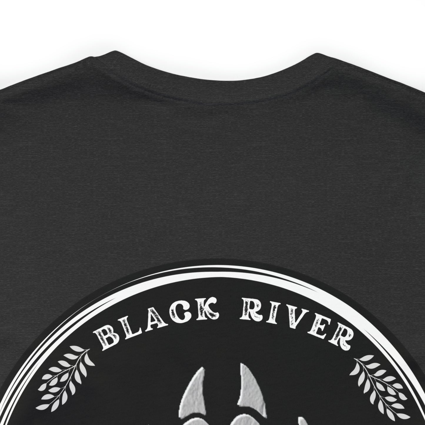 Black River Search & Rescue Logo Black Unisex Jersey Short Sleeve Tee