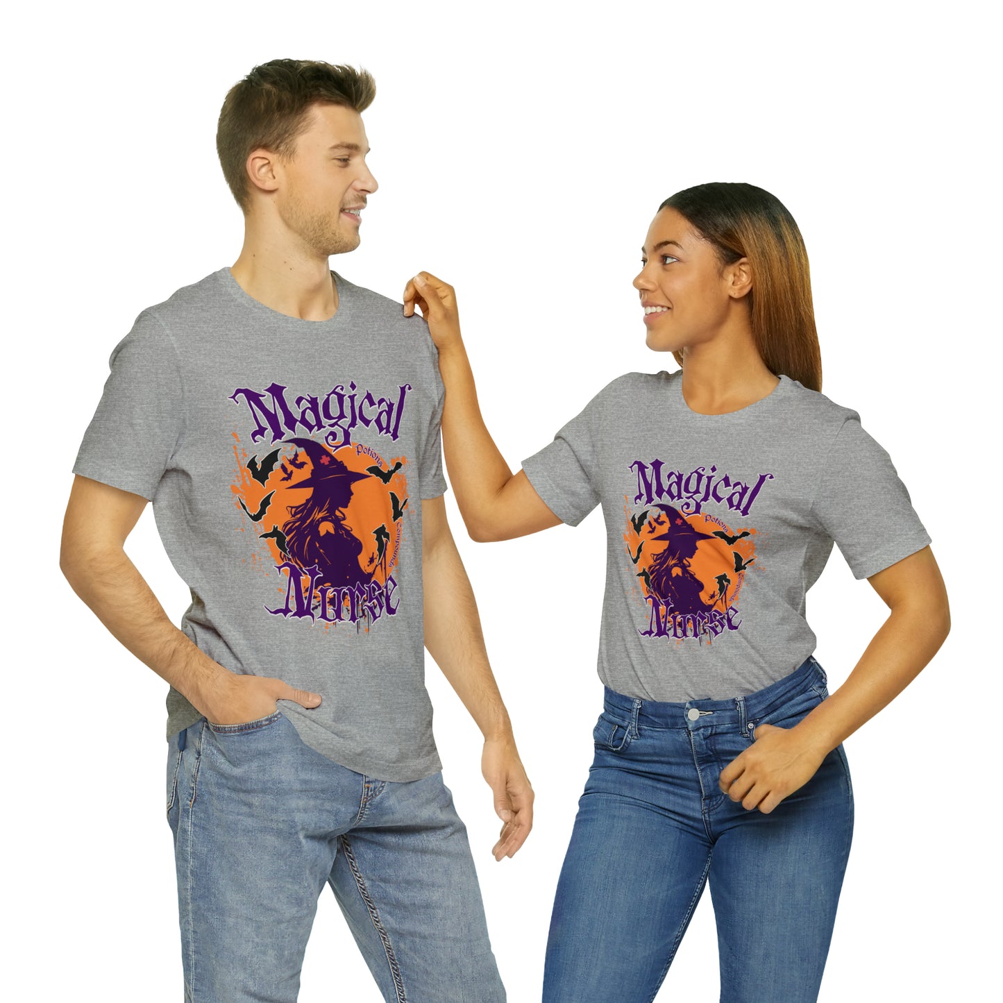 Magical Nurse Halloween short sleeved shirt