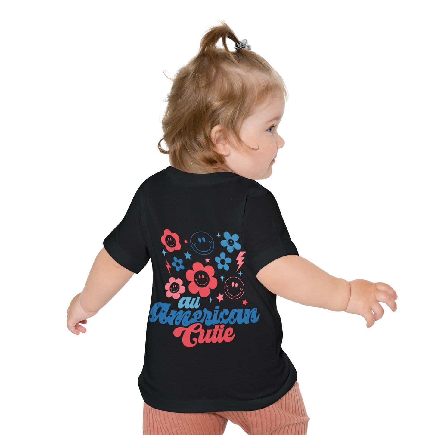 Little firecracker 4th of July Baby Short Sleeve T-Shirt Patriotic