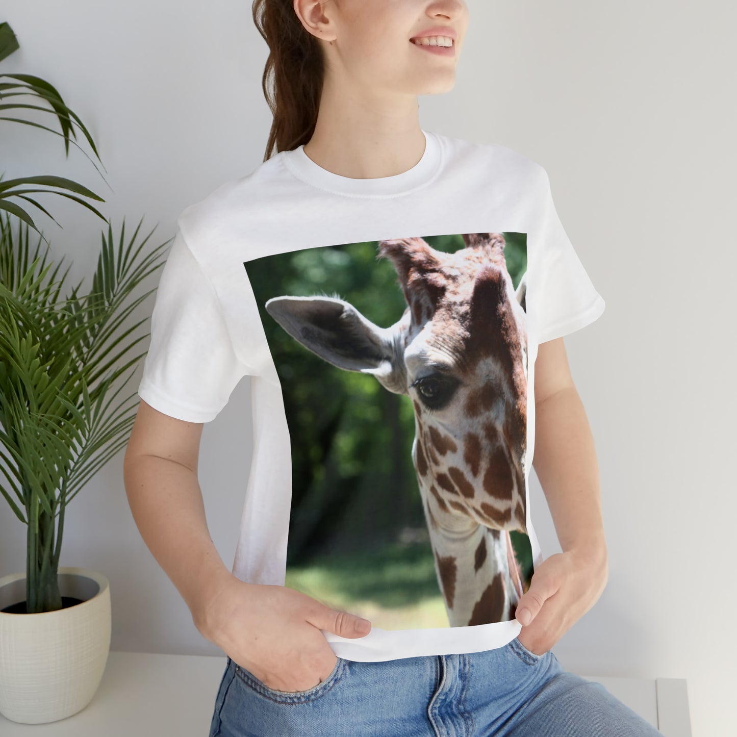 Unisex Jersey Short Sleeve Tee, Giraffe