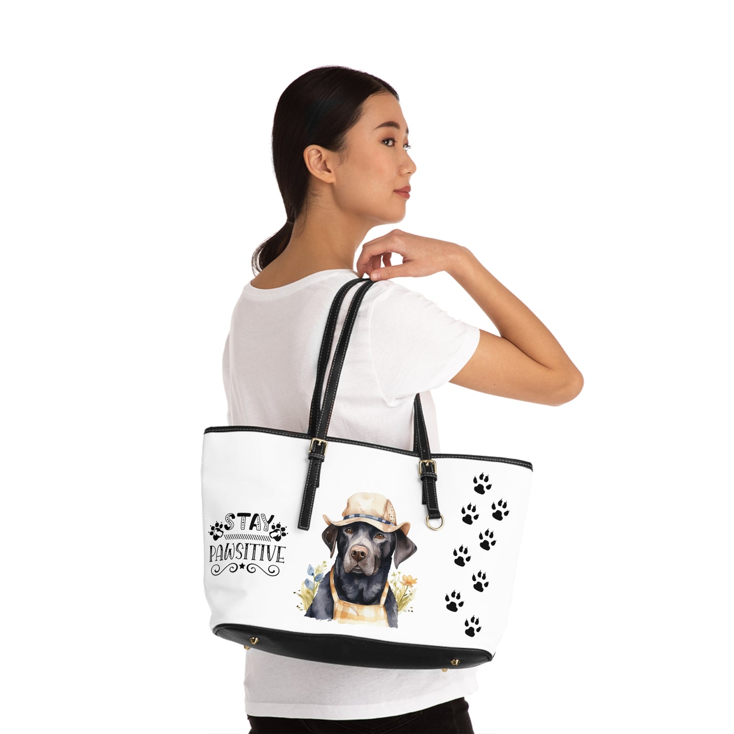 Country Lab Leather Shoulder Bag You had me at woof stay pawsitive