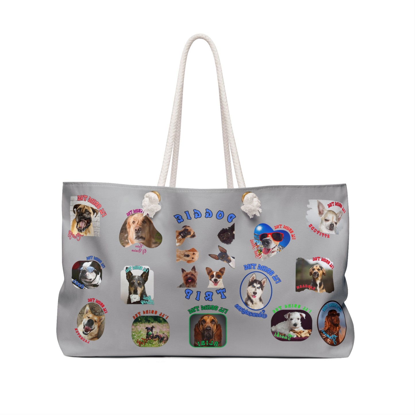 Dog Tote Bag, Tote Bag, Funny Dog Tote, Dogs, Shoulder bag, Shopper, Dog lover gift, Weekender bag, Tote bag for Women