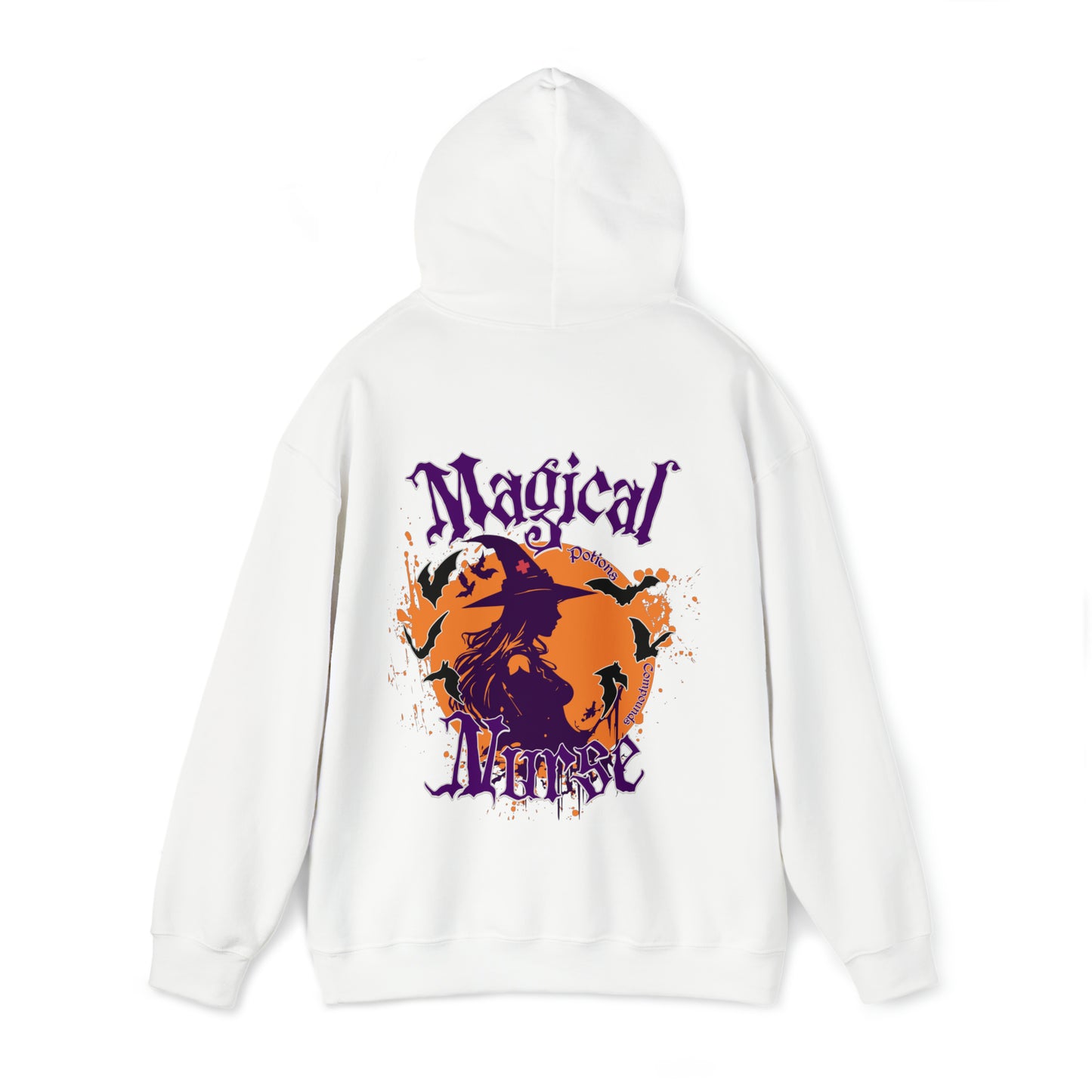 Magical Nurse Halloween Hooded Sweatshirt