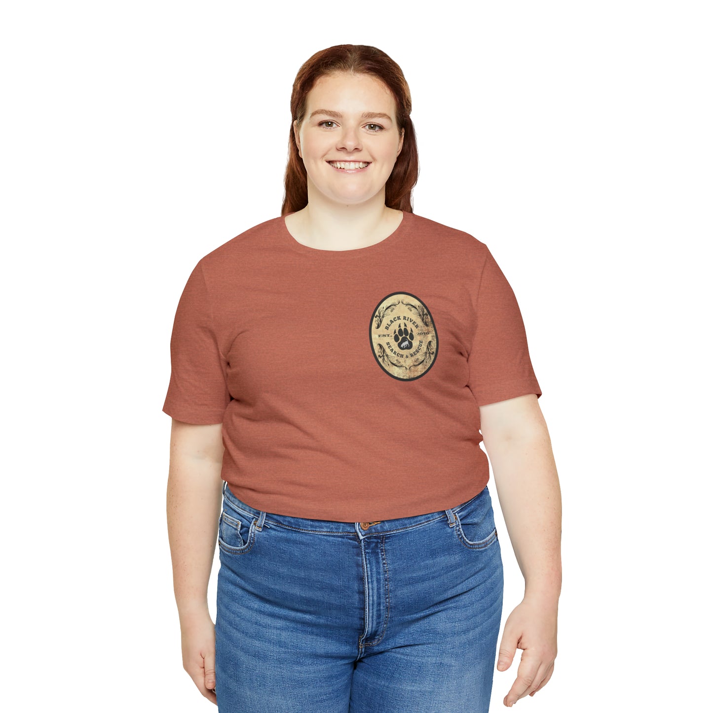 Black River Search & Rescue Logo Unisex Jersey Short Sleeve Tee