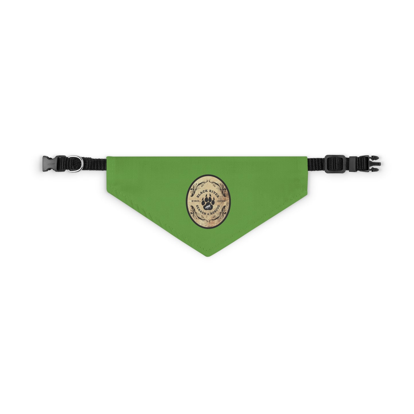 Black River Search & Rescue Logo Pet Bandana Collar