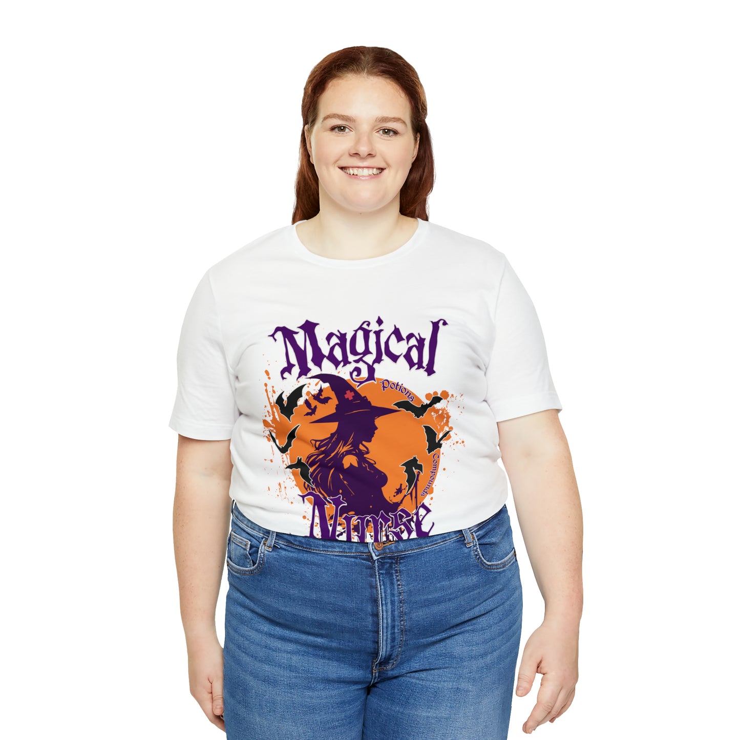 Magical Nurse Halloween short sleeved shirt