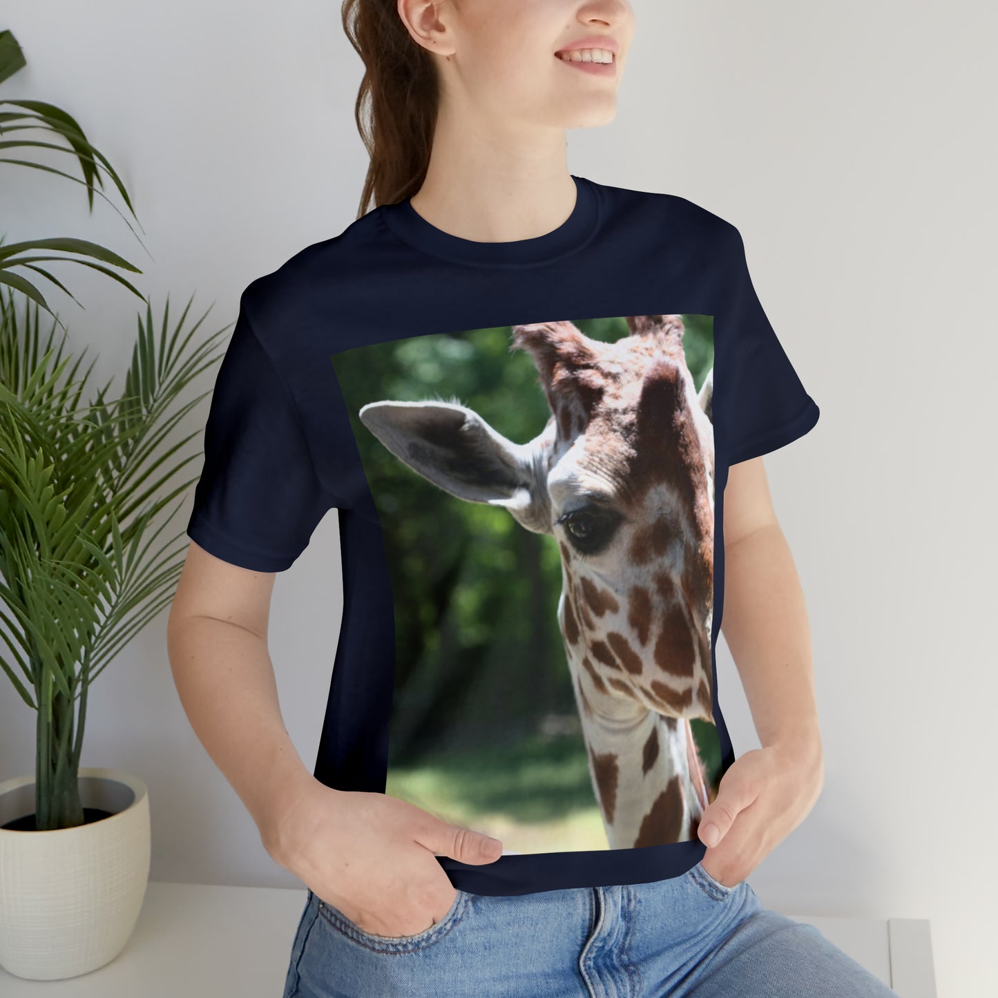 Unisex Jersey Short Sleeve Tee, Giraffe
