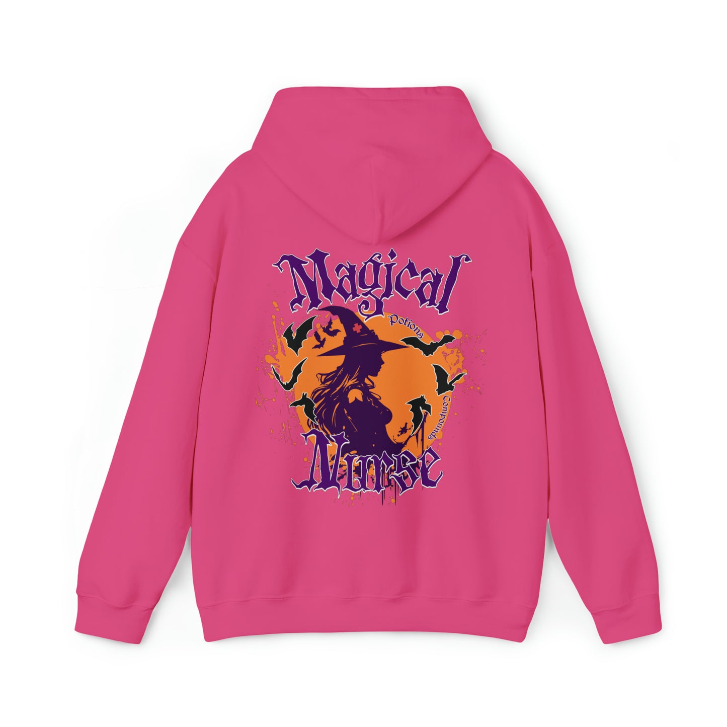 Magical Nurse Halloween Hooded Sweatshirt