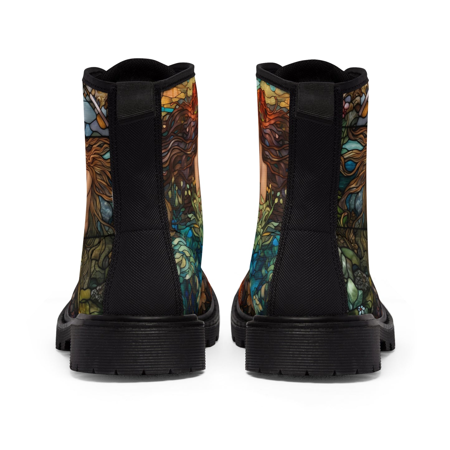 Women's Canvas Boots, Mermaid