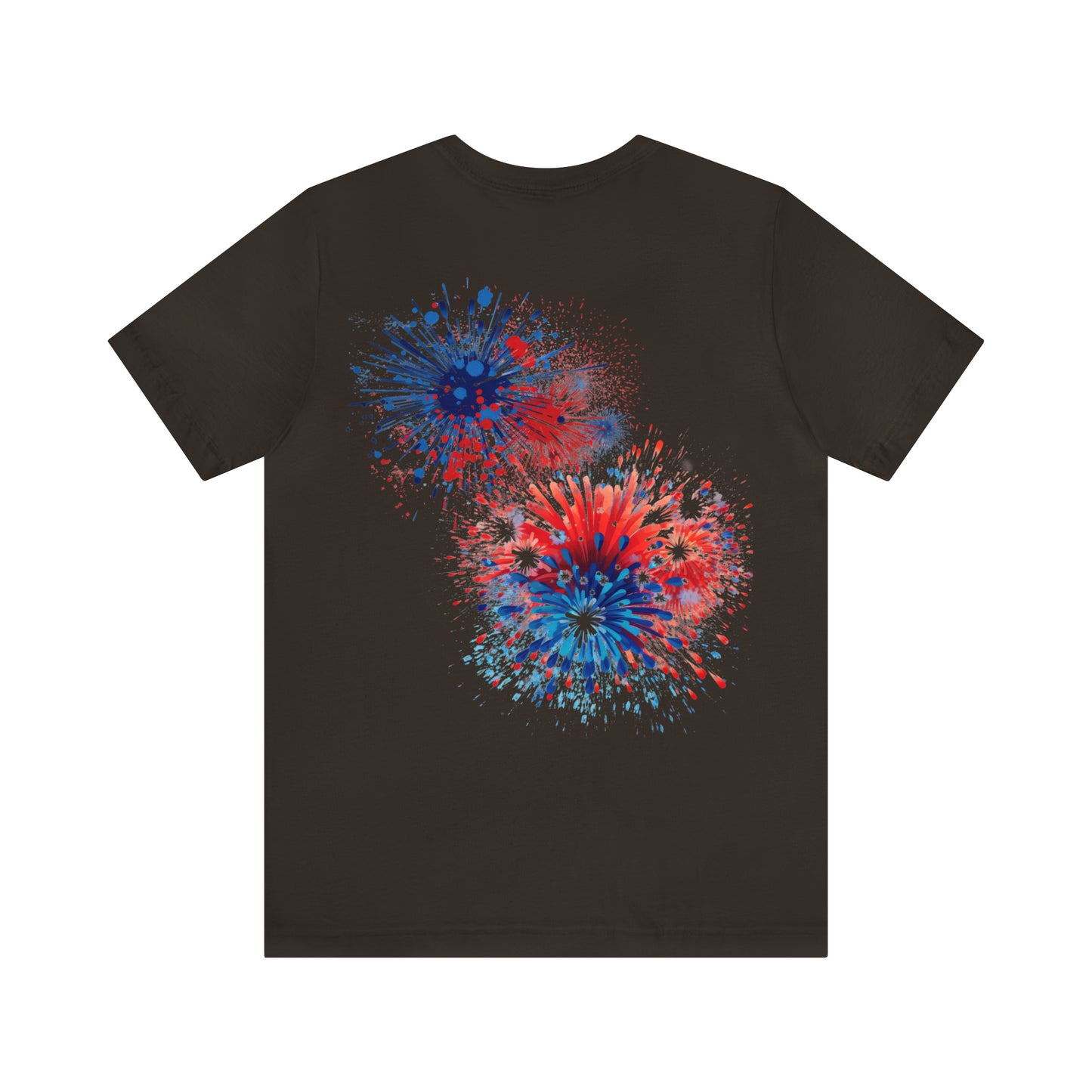 Freedom Smiley Face Flag Unisex Jersey Short Sleeve Tee Patriotic American Flag