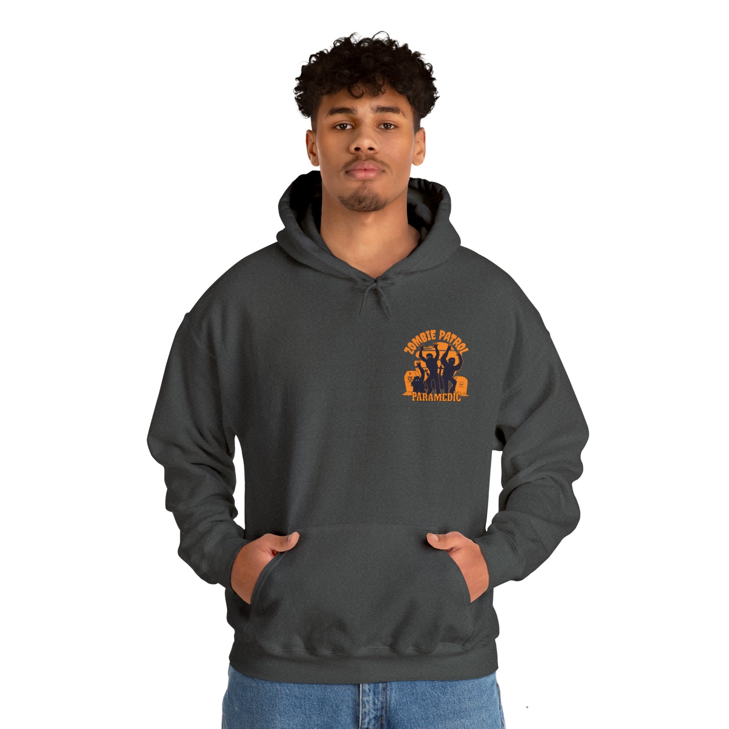 Zombie Patrol Paramedic Halloween Hooded Sweatshirt