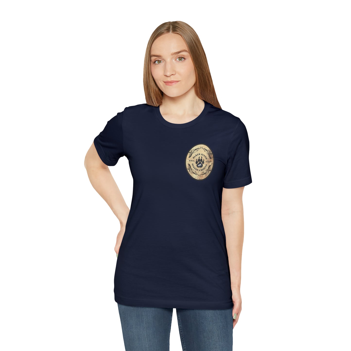 Black River Search & Rescue Logo Unisex Jersey Short Sleeve Tee