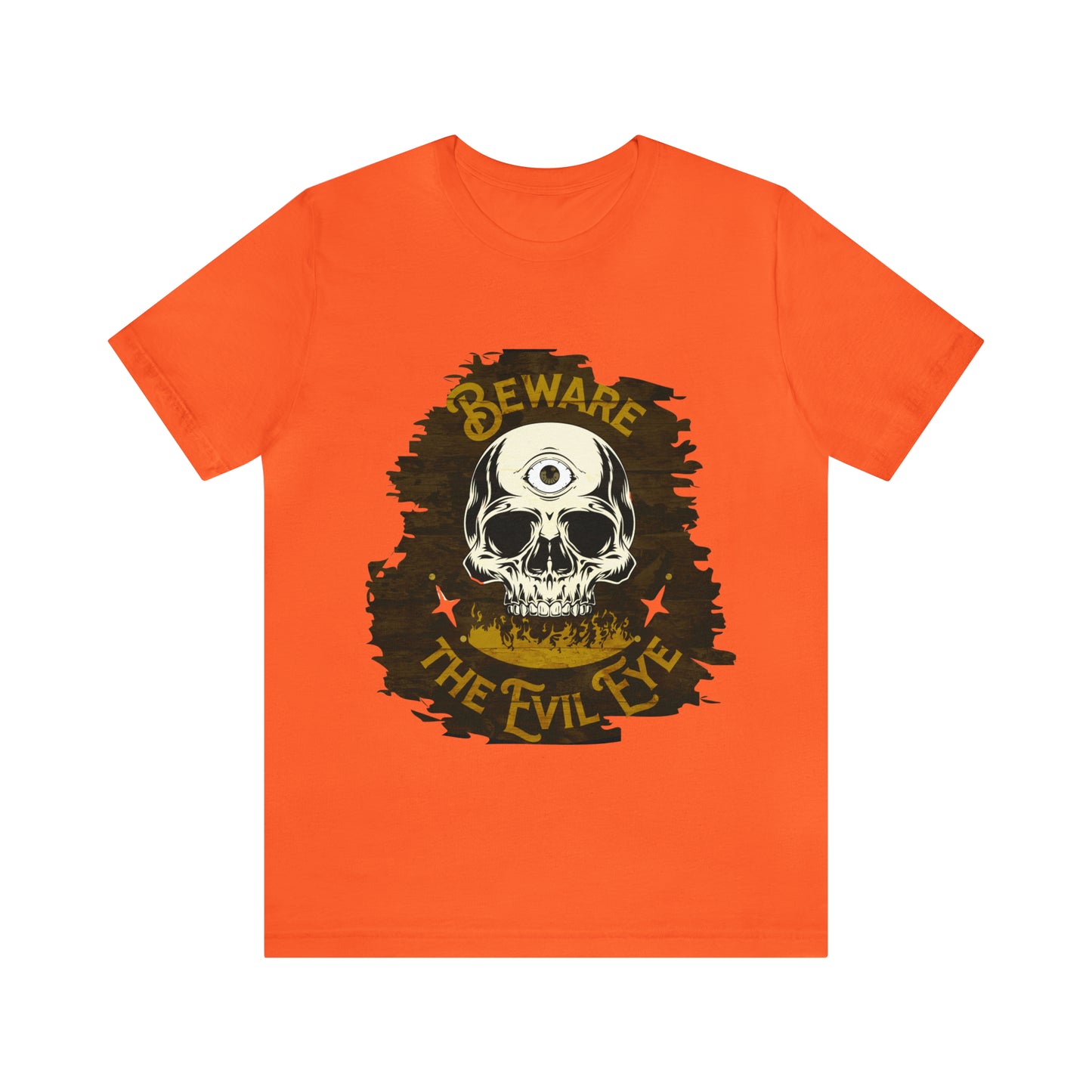 Brown Evil Eye Halloween Shirt, Halloween shirt, Skull Shirt