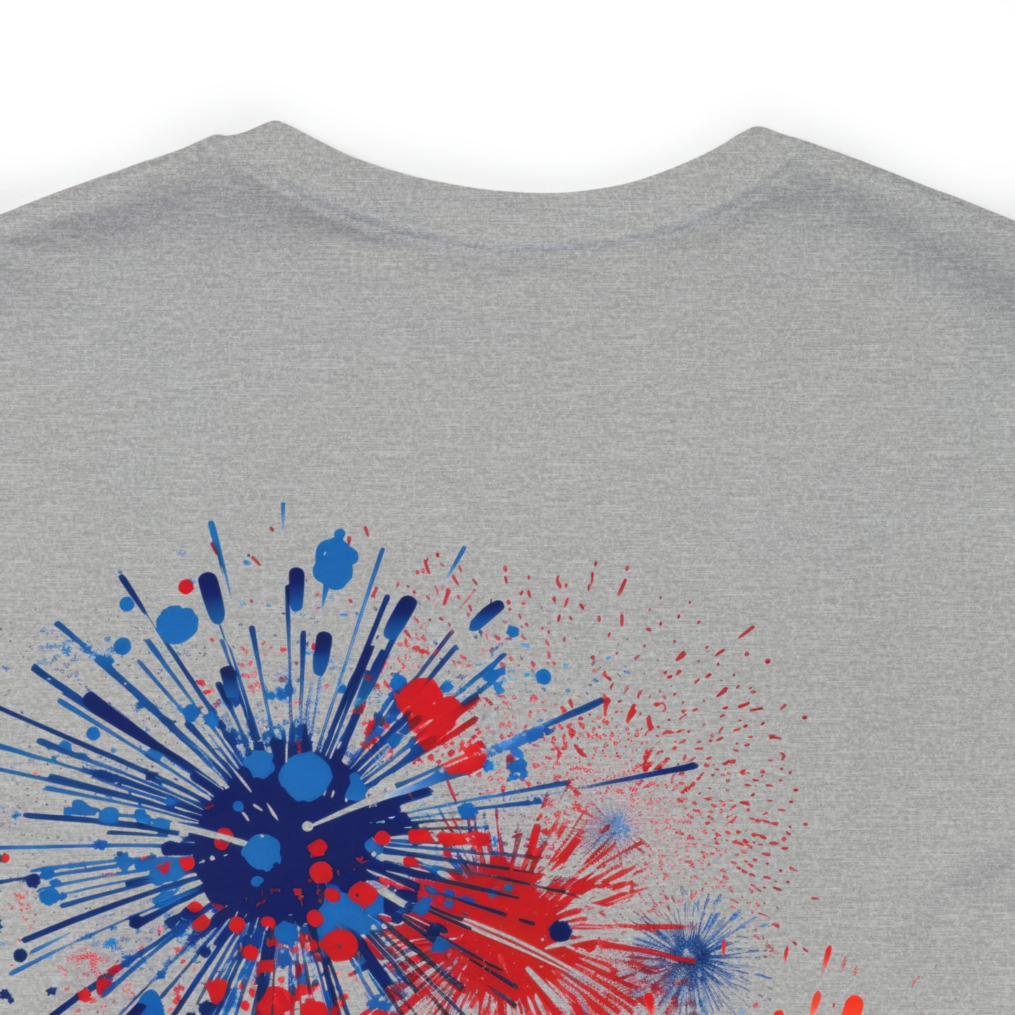 Freedom Smiley Face Flag Unisex Jersey Short Sleeve Tee Patriotic American Flag