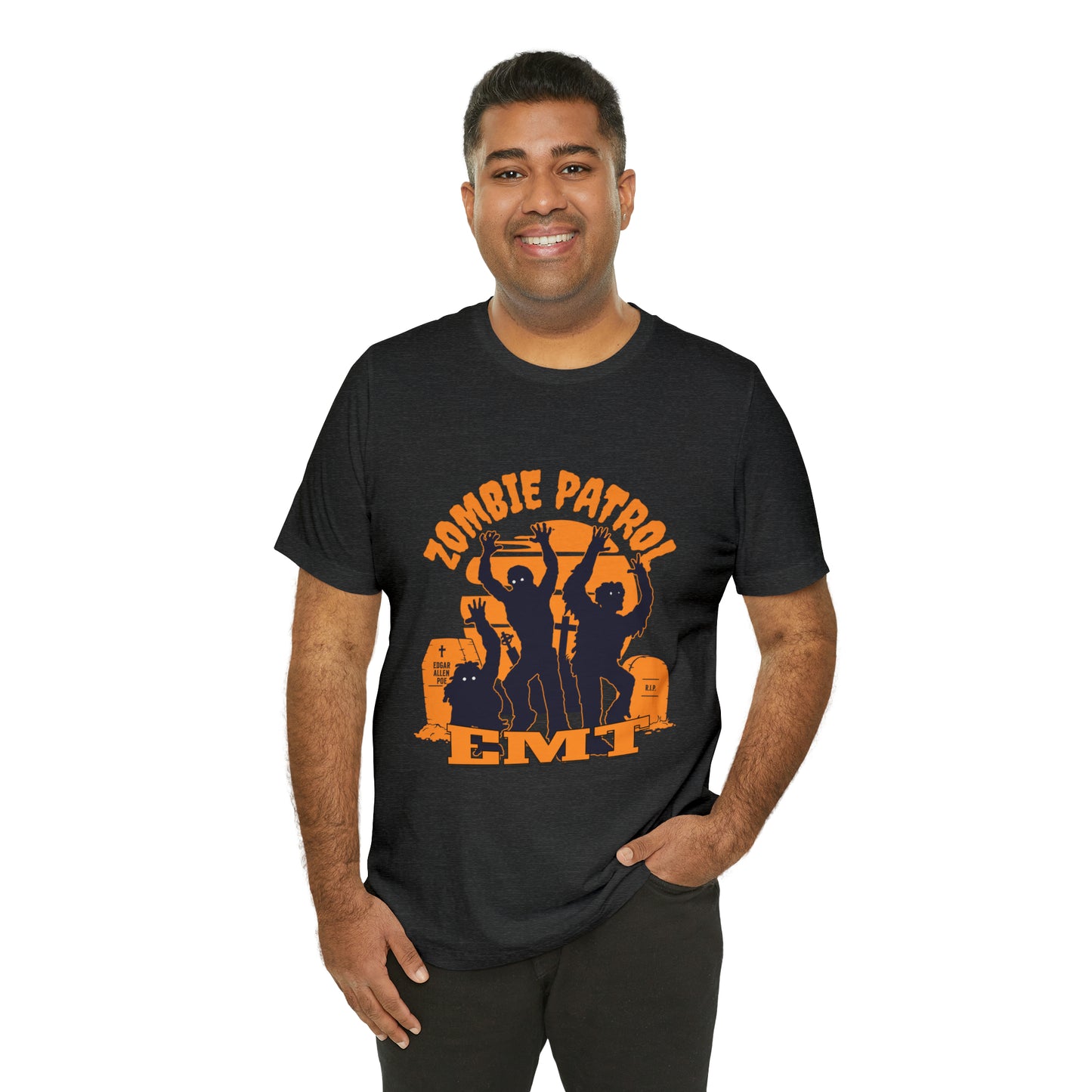 Halloween Zombie Patrol EMT Short Sleeve Tee