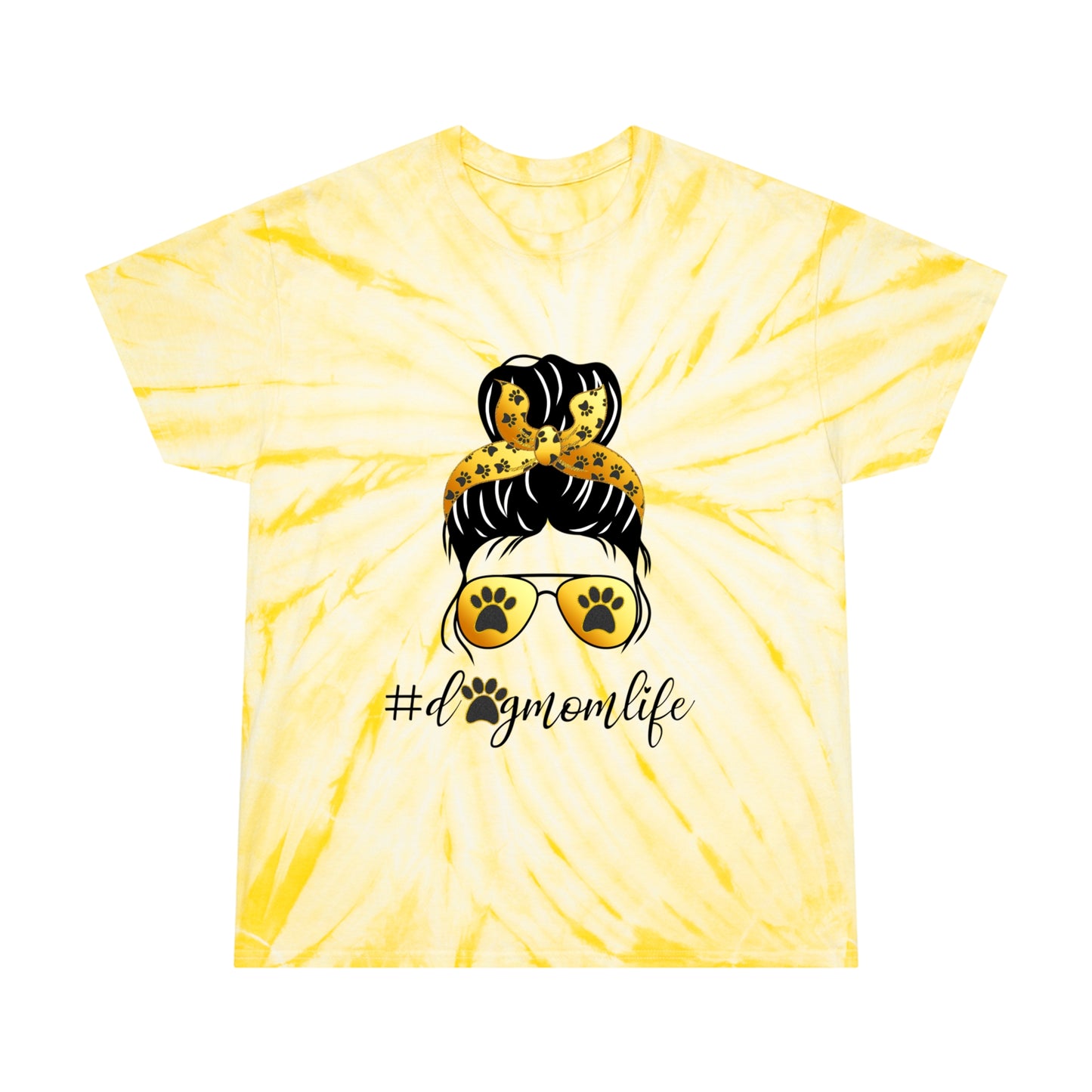 Dog Mom Life Tie-Dye Tee, Cyclone