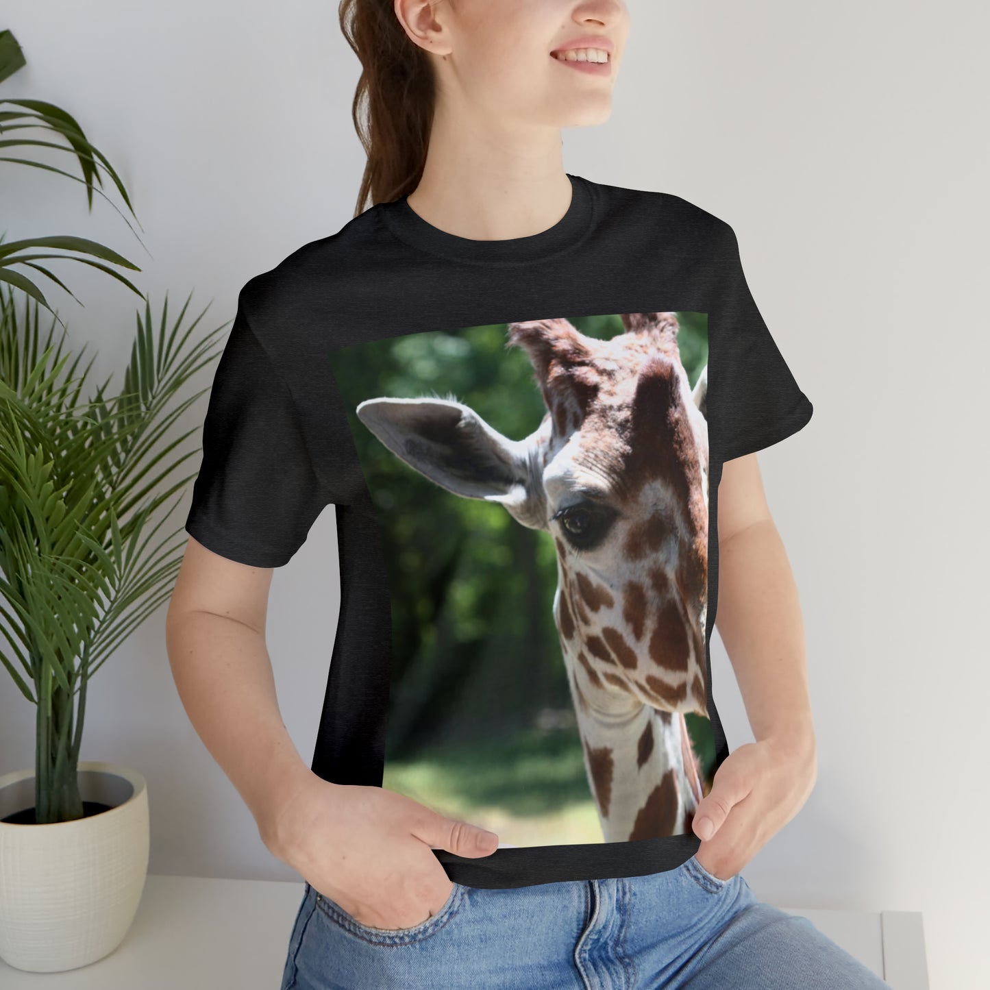 Unisex Jersey Short Sleeve Tee, Giraffe