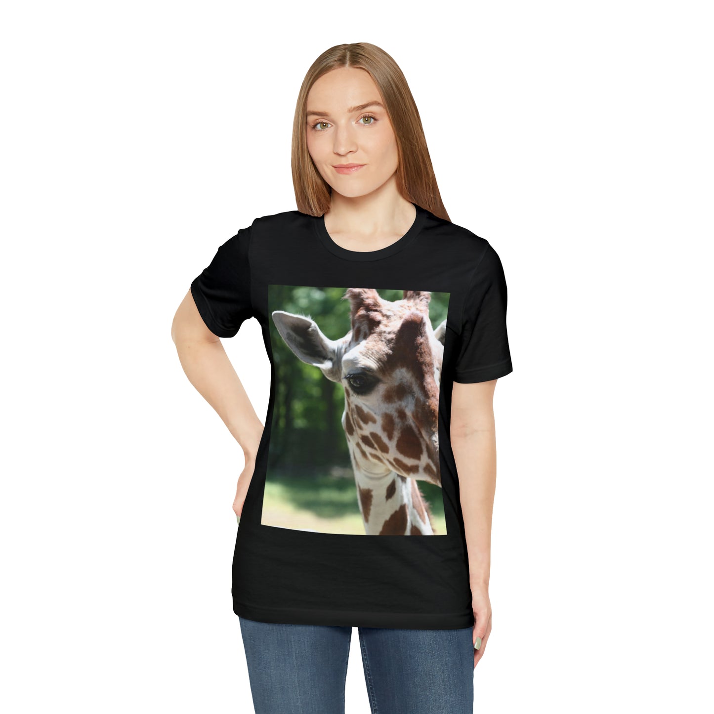 Unisex Jersey Short Sleeve Tee, Giraffe