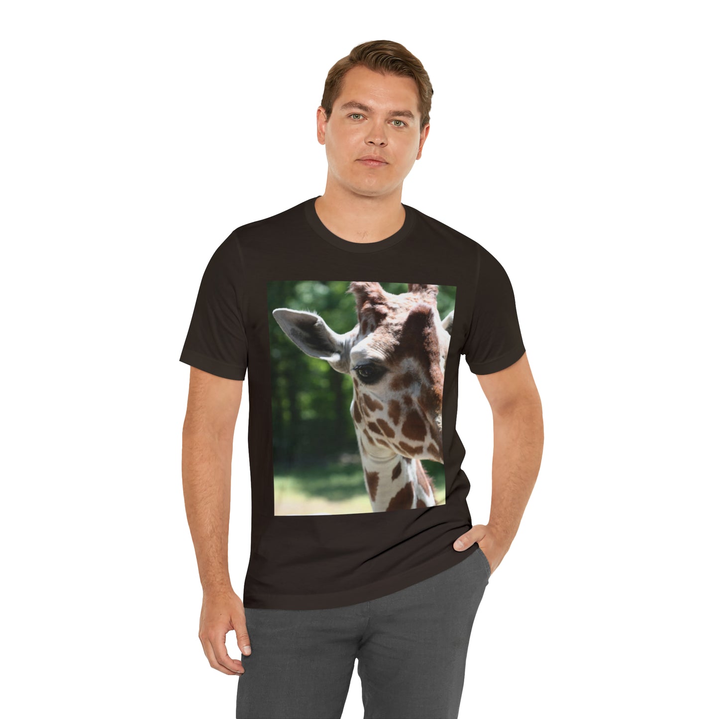 Unisex Jersey Short Sleeve Tee, Giraffe