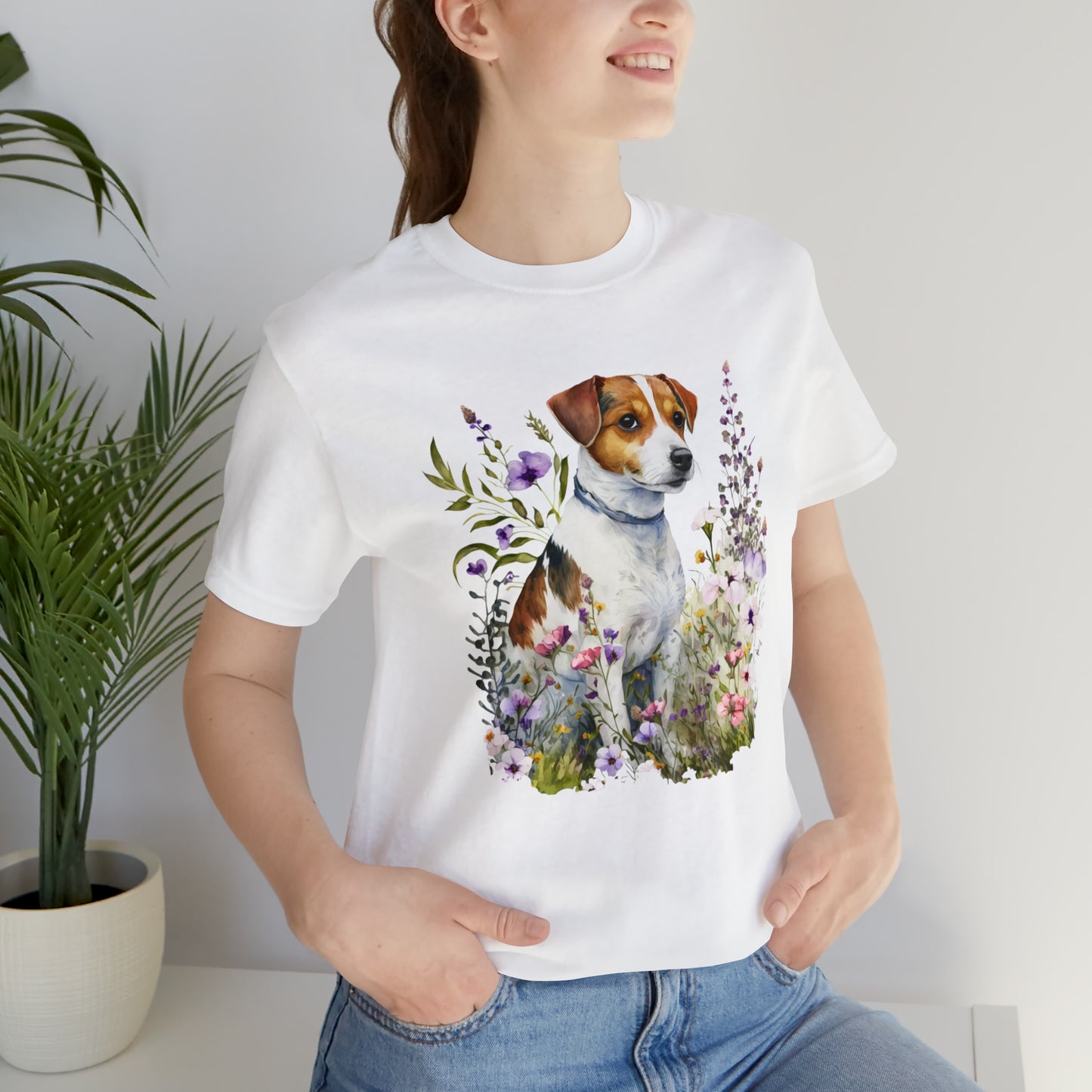 Jack Russell Unisex Jersey Short Sleeve Tee