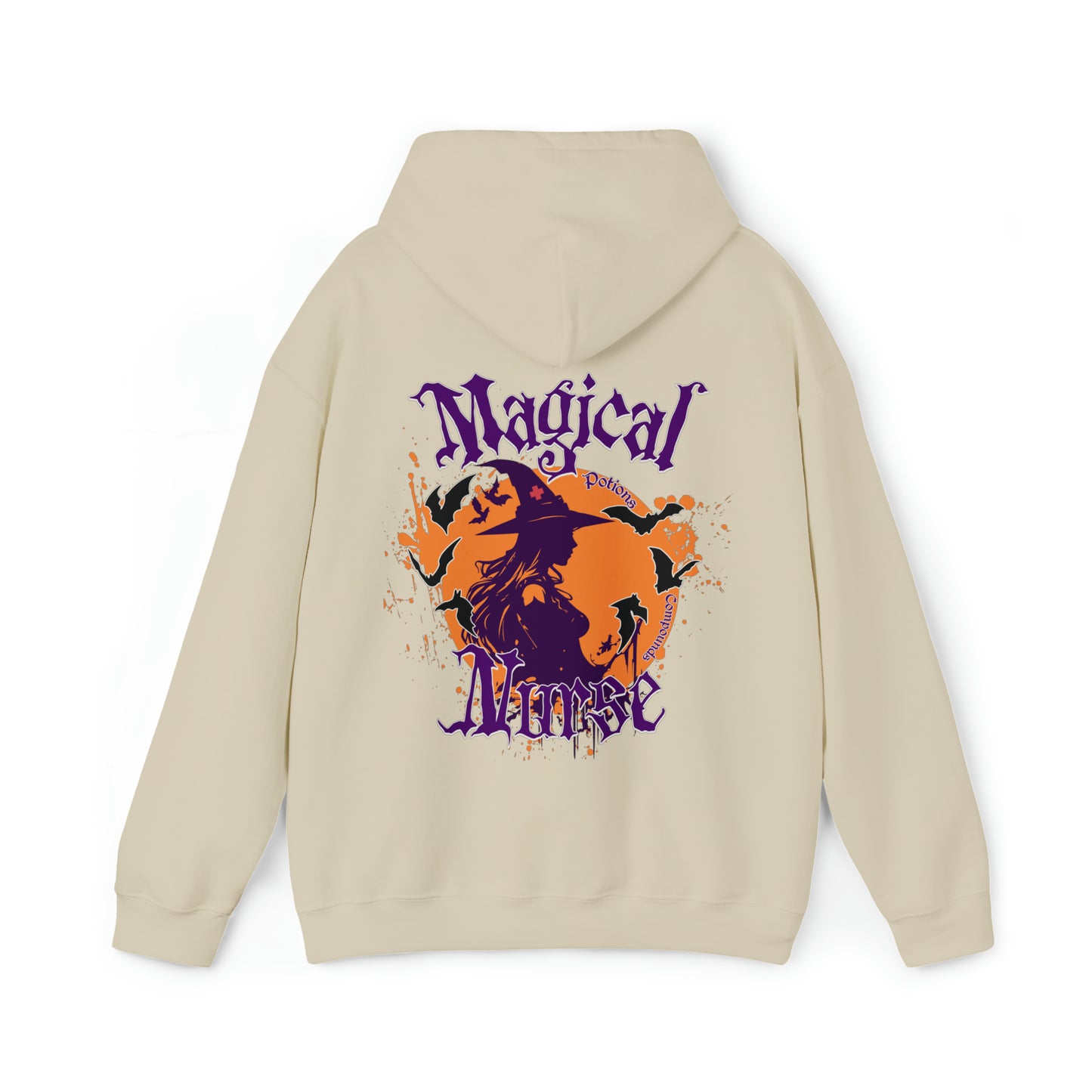 Magical Nurse Halloween Hooded Sweatshirt