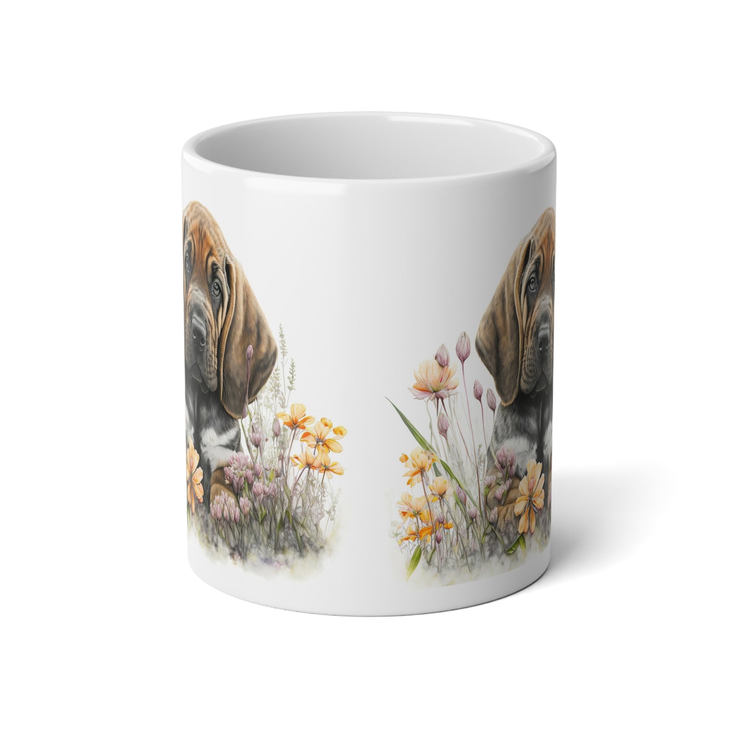 Jumbo Mug, 20oz, Bloodhound Puppy