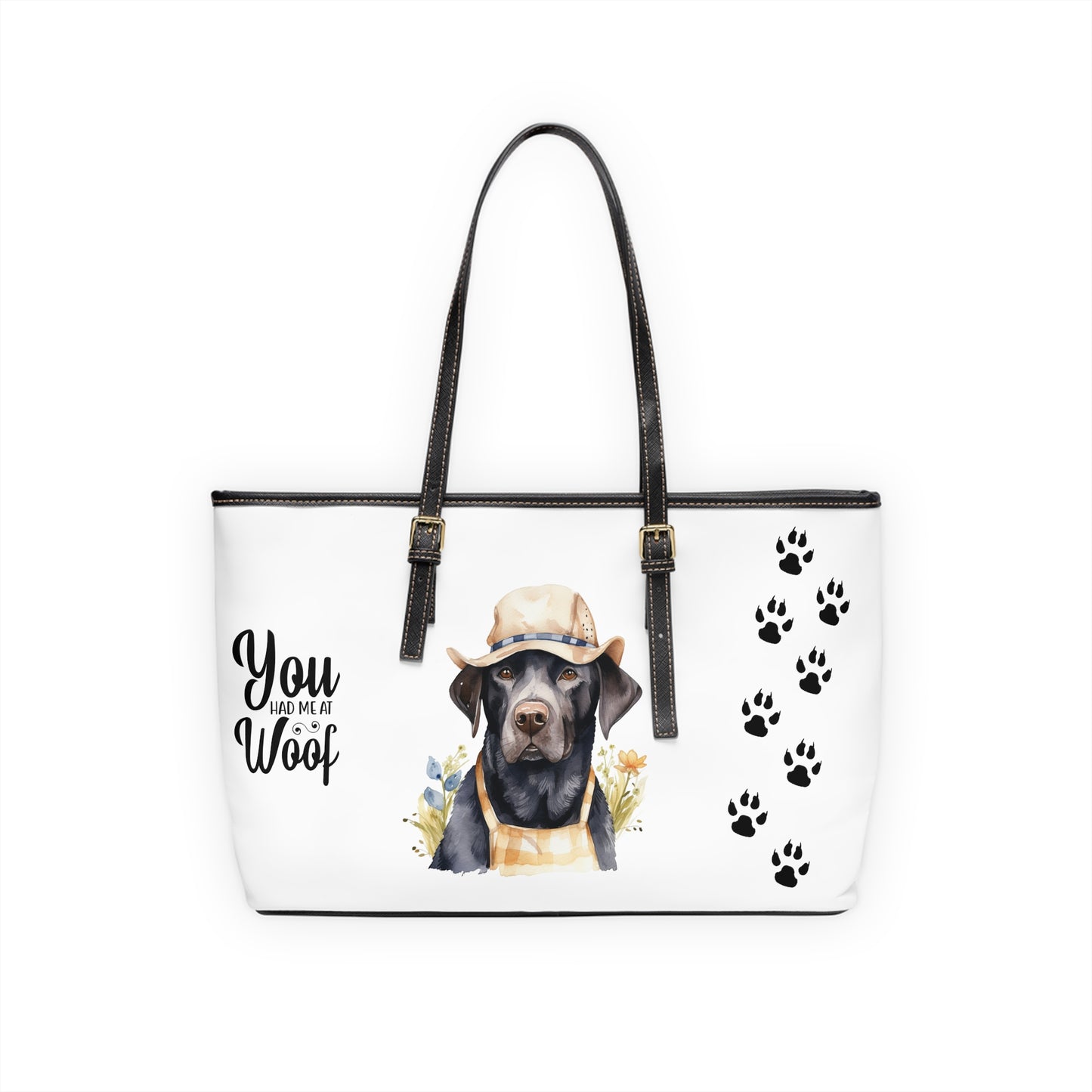 Country Lab Leather Shoulder Bag You had me at woof stay pawsitive