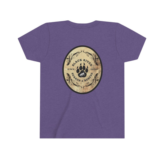 Black River Search & Rescue Logo Youth Short Sleeve Tee