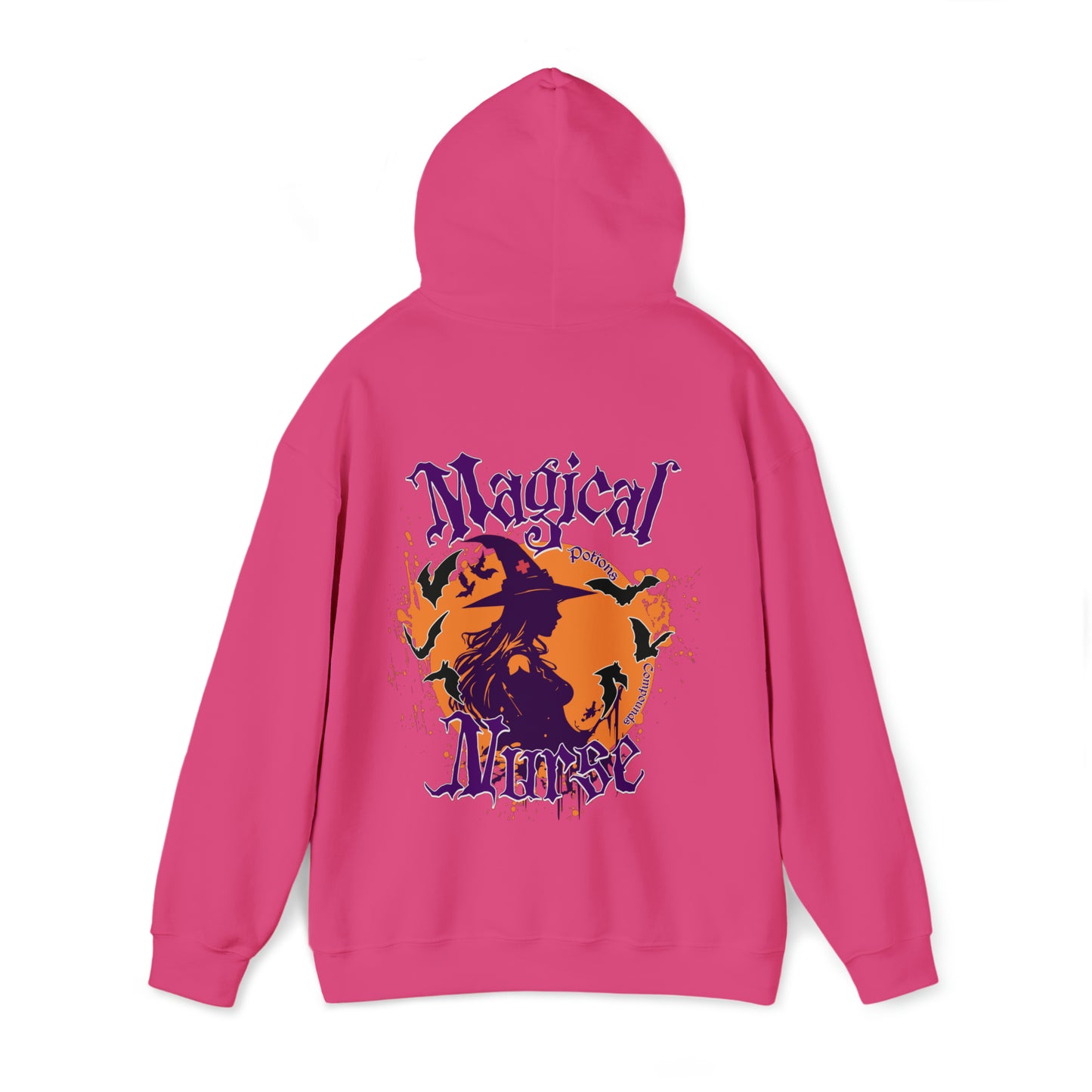 Magical Nurse Halloween Hooded Sweatshirt