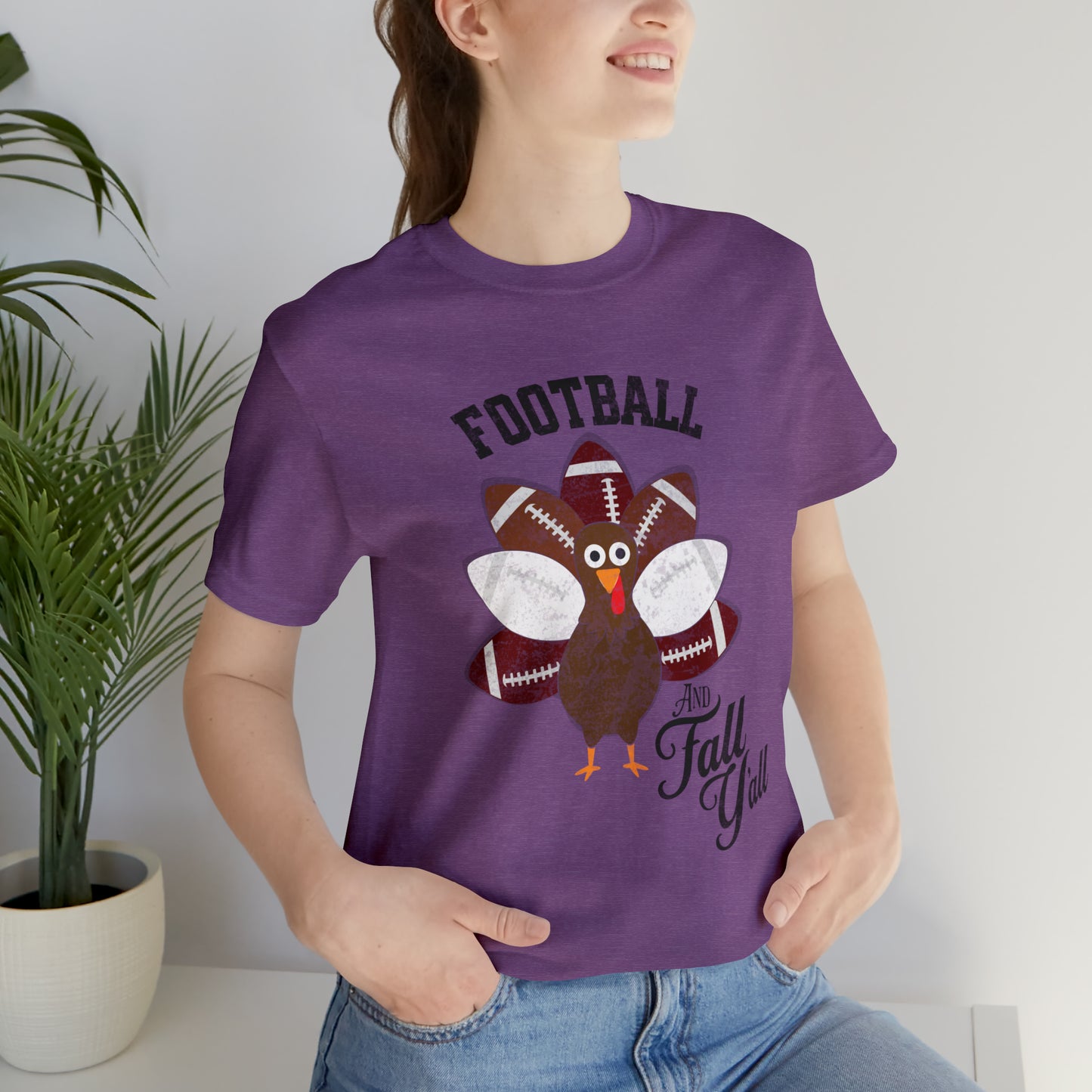 Vintage Maroon and White Football and Fall Short Sleeve Tee, Football and turkey shirt, Mississippi State