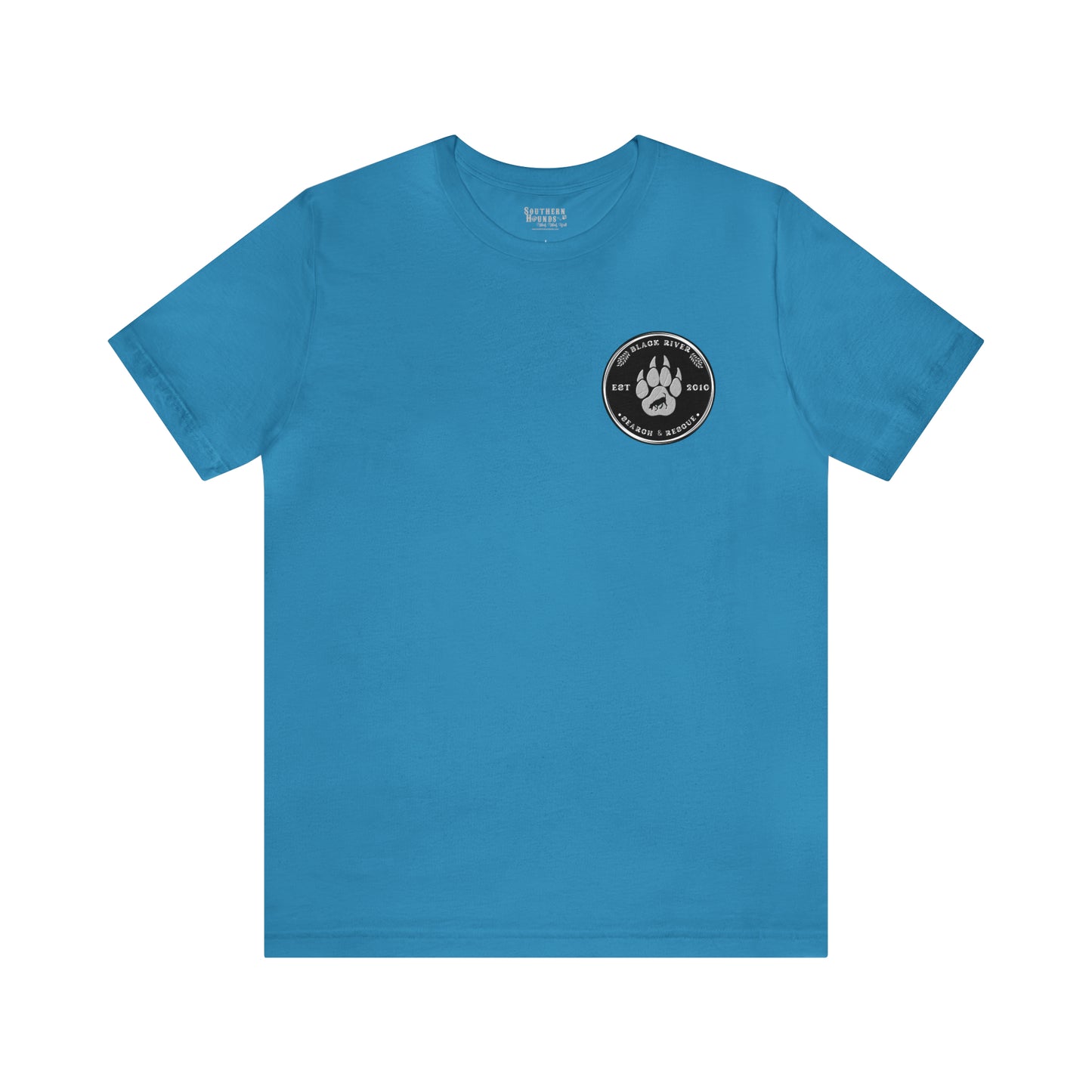 Black River logo black Short Sleeve Tee