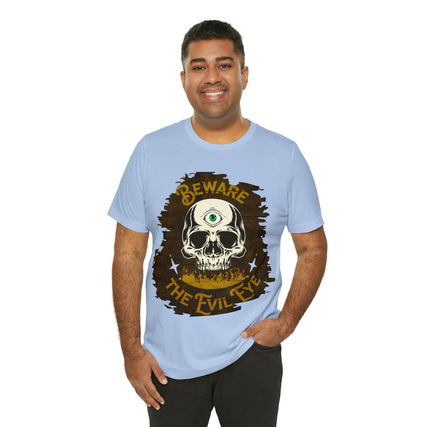 Green Evil Eye Halloween Shirt, Halloween shirt, Skull Shirt