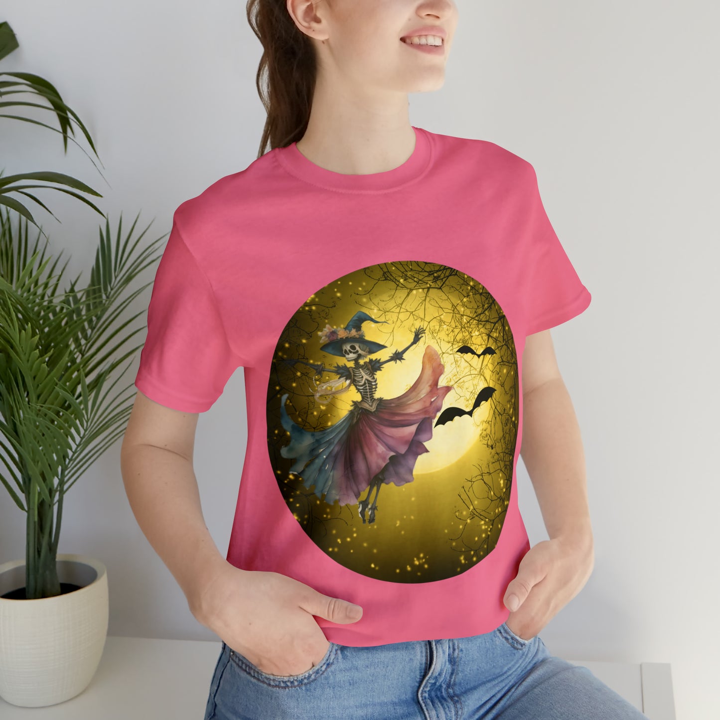 Vintage Halloween Dancing Witch Shirt, Halloween shirt, Dancer shirt, Dancing in the Moon shirt, Witchy Dancer