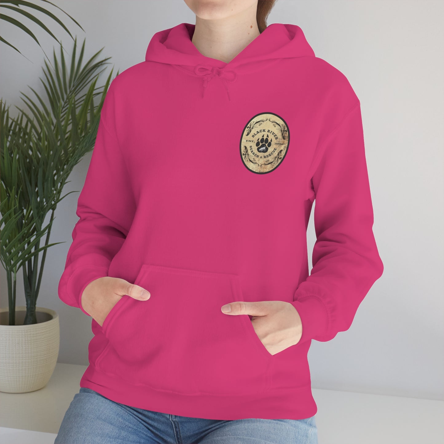 Black River Search & Rescue Logo Unisex Heavy Blend™ Hooded Sweatshirt