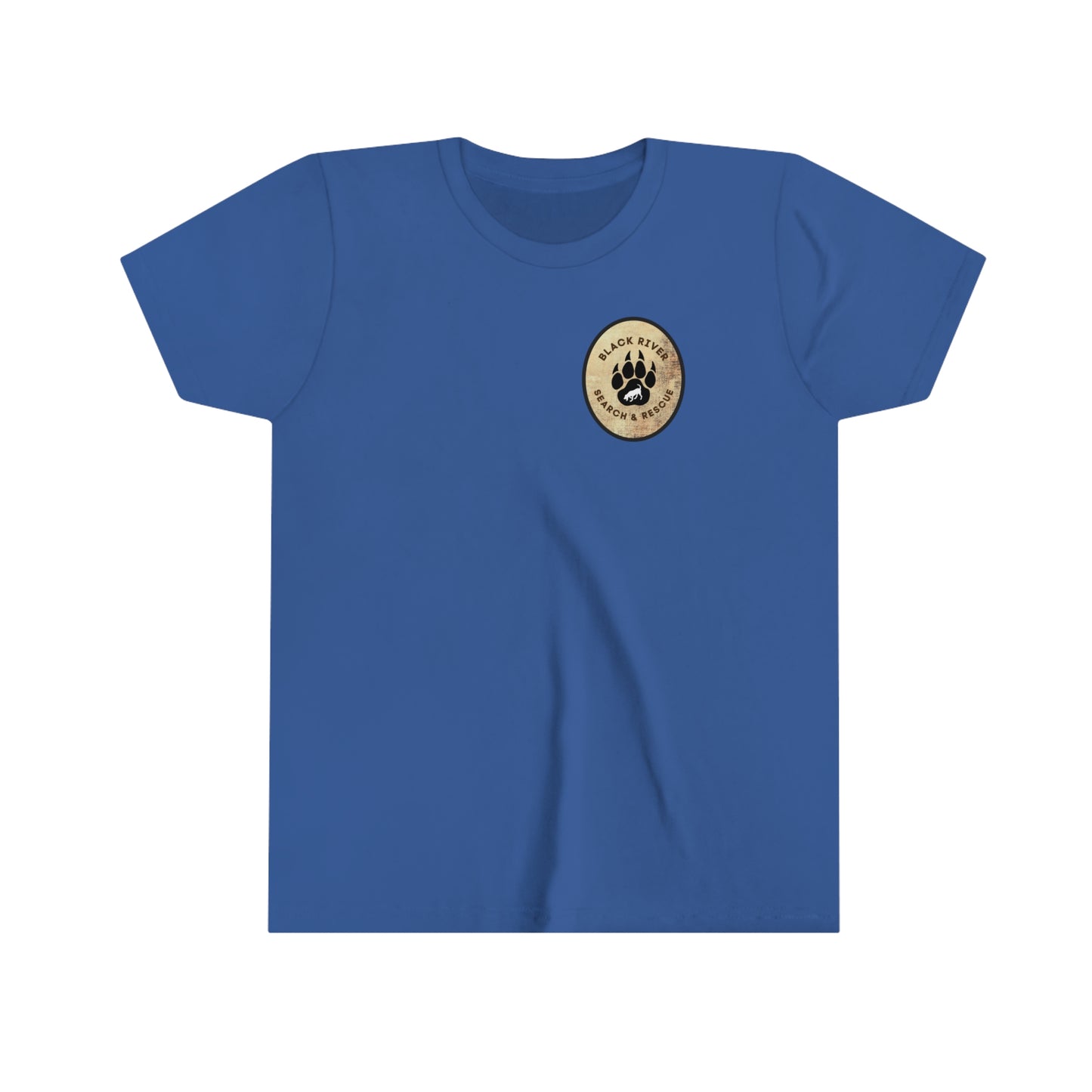 Black River Search & Rescue Logo Youth Short Sleeve Tee